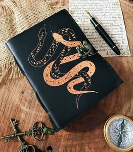 Libro de hechizos de sombras bruja cuaderno diario mágico serpentino regalos para ella - Imagen 1 de 5