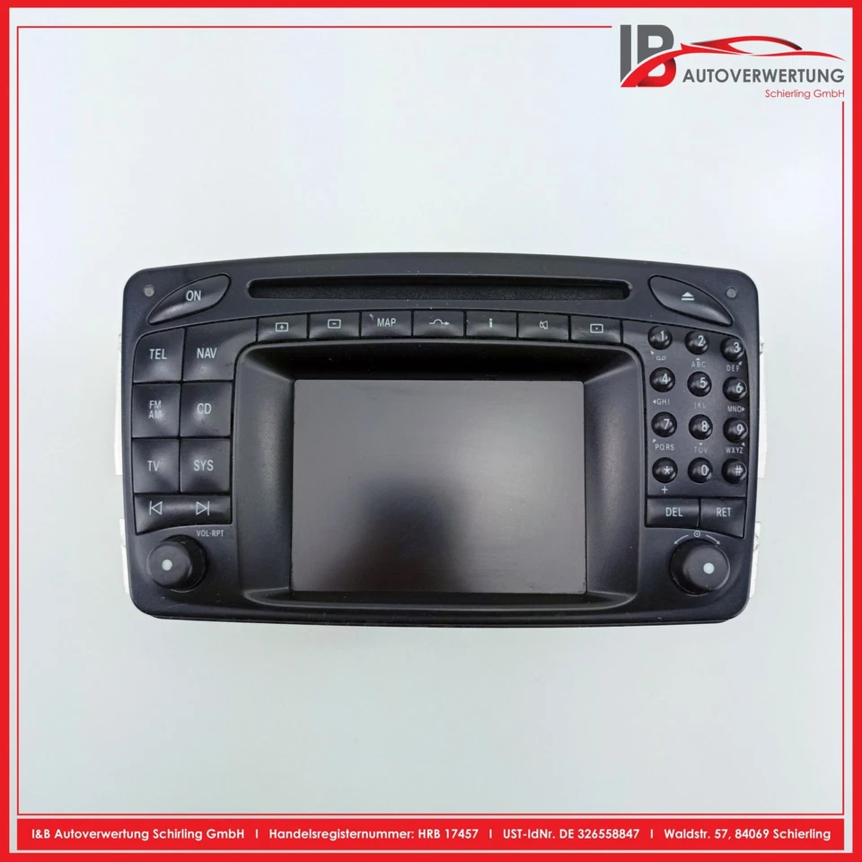 MERCEDES C-KLASSE W203 C200 KOMPRESSOR Navigationssystem Autoradio A2038275242 - Bild 1 von 4