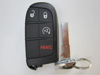 OEM 2017-2023 JEEP COMPASS SMART KEY FOB KEYLESS REMOTE ALARM UNLOCKED - Image 1 of 3