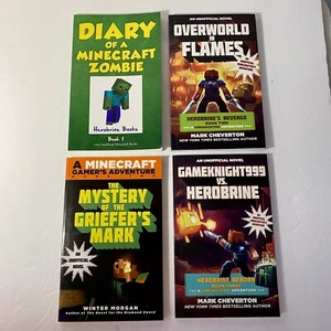 Minecraft Book Lot (Six Books) Very Good Condition - Picture 1 of 8
