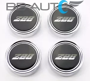 1980-1981 CHEVROLET CAMARO Z28 N90 ALUMINUM MAG WHEEL HUB CENTER CAPS SET NEW - Picture 1 of 8