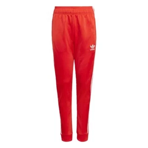 adidas Originals Kids' Adicolor Superstar Track pants, Red/White, Large NEW - Picture 1 of 9