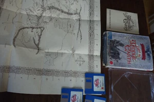 atari ST game : war in middle earth Tolkien complete with MAP ! - Zdjęcie 1 z 4