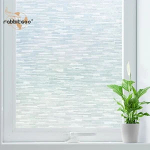 Matt Privacy Window Film Covering Window Sticker Static Cling Vinyl Glass Film - Picture 1 of 9