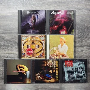 Heavy Metal Rock CD Lot of 7 Megadeth Anthrax Fishbone Helmet Therapy? The Poor - Picture 1 of 12