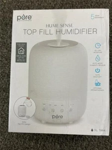 ^ Pure Enrichment Hume Sense Top Fill Humidifier Model PEHUTRB-W NEW - Picture 1 of 6