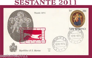 SAN MARINO FDC FLÜGEL 212 WEIHNACHTEN 1974 (270)  - Bild 1 von 1