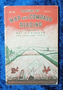 MANUAL OF MAP AND COMPASS READING, No.1 by A.H. DICKSON - Bernards Ltd - P/B - Picture 1 of 1