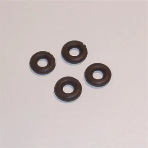 Triang Minic Push'n'Go Black Smooth 14mm Set of 4 Tyres Pack #36 - Picture 1 of 4