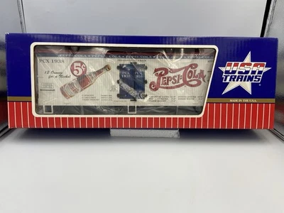 USA Trains G Scale Pepsi-Cola 1938 Refrigerator Car R-16124 – Brand New in Box - Image 1 of 4
