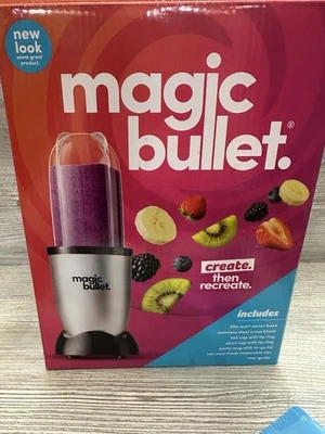 Batidora personal Magic Bullet 11 piezas MBR-1101 250 vatios plata batidora! Foto 1 de 4