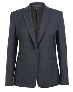 Design Collective by Cintas Women's Wool Blend Midnight Plaid Blazer 14 - $225 - Picture 1 of 2