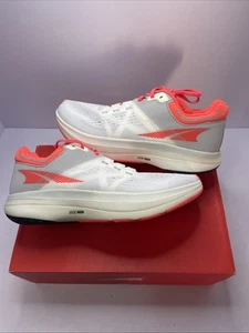 ALTRA Vanish Tempo White/Coral 9W Road Running Sneaker Breathable Slim Fit New - Afbeelding 1 van 6