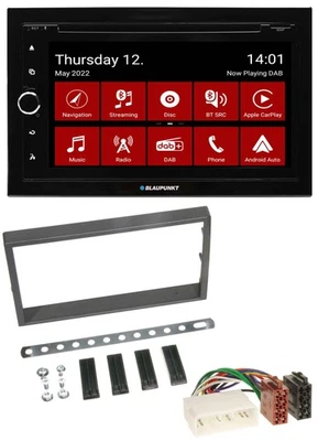 Blaupunkt MP3 DVD Bluetooth DAB 2DIN USB Autoradio für SSangYong Kyron ab 2005 - Bild 1 von 4