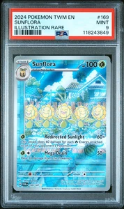 Sunflora 169/167 - Twilight Masquerade - PSA 9 como nuevo - Imagen 1 de 2