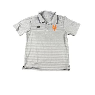 New balance, New York Mets, men's gray polo size medium excellent condition - Image 1 of 4