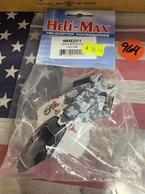1SQ V-Cam Quadcopter Canopy - White/Black - Heli-Max #HMXE2211 NIP🇺🇸USA Shipp - Image 1 of 4