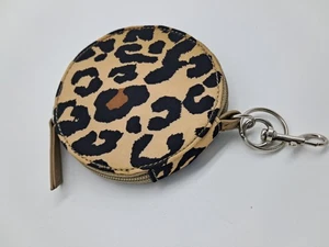 Tyler Rodan Cheetah Pattern Zipper Coin Purse - Picture 1 of 2