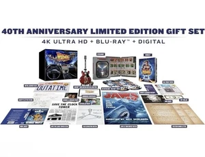 Back to the Future 40th Anniversary 4K Trilogy Steelbook Giftset Amazon PRESALE - Picture 1 of 1