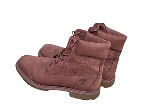 Timberland Premium PrimaLoft Boots Womens 9 Sable Mauve Leather Waterproof Rare - Picture 1 of 10