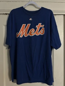 New York Mets Darryl Strawberry 18 Majestic Blue Jersey Shirt Mens XXL 2XL - Picture 1 of 3