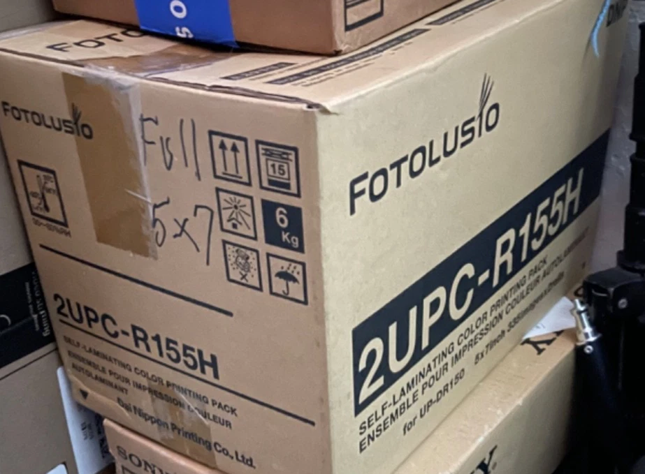 DNP / Sony Paper 2UPC-R155H print media self laminating color printing pack - Image 1 of 1