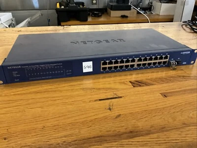 NETGEAR ProSafe 26-Port Managed PoE Gigabit Switch (‎GS724TPP-100NAS) - Image 1 of 4