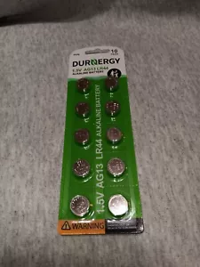 Durnergy 1.5v LR44/AG13 Batteries, 100 Count, 10pk. of 10, Total Batteries 100 - Picture 1 of 3
