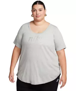 Nike Women's Plus Size Essential Tunic Logo T-Shirt 3X - Picture 1 of 4