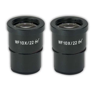2 Piezas WF10X/22 Ocular para Microscopio Estéreo Montaje Alto Punto Ocular 30mm 30,5mm - Imagen 1 de 5