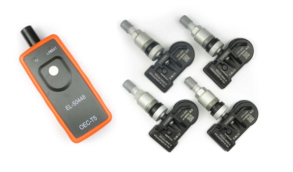 2005 2006 Chevrolet Corvette C6 Novo Conjunto de Sensor TPMS e Ferramenta de Redefinição de Ativação TPMS - Imagem 1 de 1