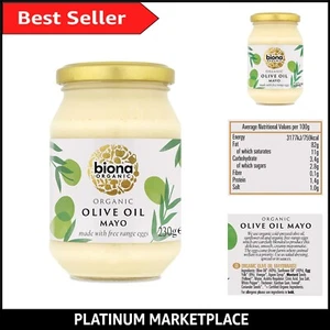 Gourmet Organic Olive Mayonnaise in Jar - Ideal Dressing, Sauce, or Spread - Picture 1 of 6