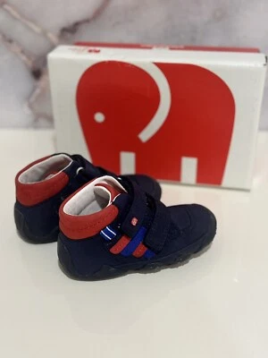 ELEFANTEN Leder Lauflerner Baby Blau Klettverschluss Gr. 20 - Bild 1 von 4