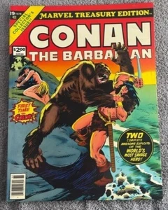 Marvel Treasury Edition Conan el Bárbaro #19 cómics 1978 gigante de la Edad de Bronce - Imagen 1 de 9