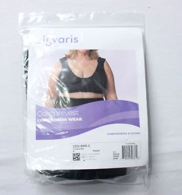 Sigvaris Women's Supportive Compression Comprevest DH3 Black Medium NWT - Image 1 of 4