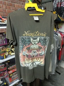 Vintage Band T-shirt Aerosmith Nine Lives Tour - Picture 1 of 11