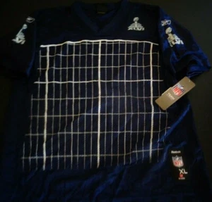 SUPER BOWL XLVI Football REEBOK Replica Youth XL Jersey NEW Patriots Giants NFL - Picture 1 of 3