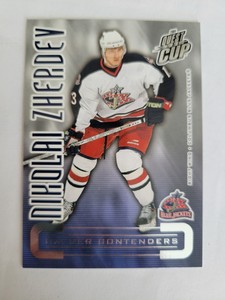 2003-04 Pacific Quest for the Cup CALDER CONTENDERS INSERT Nikolai Zherdev #07