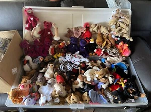 Vintage Ty Beanie Baby Paket mit Fehlern & PVC Pellets - Bild 1 von 12