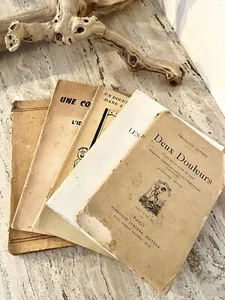 Rare French Paperback Books Collector  1870-1940 - Satire Stories Illustrated - Picture 1 of 10