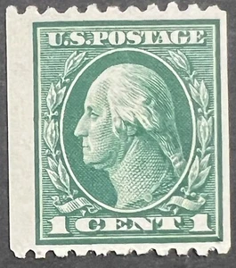 Scott#: 441 - George Washington 1¢ 1914 BEP single stamp MLHOG - Lot B3 - Picture 1 of 2