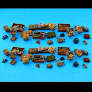 1/35 WW2 Equipo Accesorios Set Resina Modelo Figura Soldado Temas Militares - Imagen 1 de 1