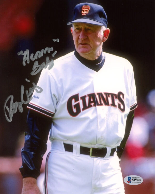 ROGER CRAIG SIGNED 8x10 PHOTO + HUMM BABY SAN FRANCISCO GIANTS RARE BECKETT BAS - Image 1 of 2