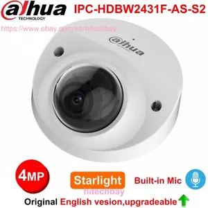 Dahua IPC-HDBW2431F-AS-S2 Starlight 4MP Kamera IP IR30m Wbudowany mikrofon IVS H.265+ - Zdjęcie 1 z 4