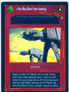 Star Wars CCG Reflections 3 III Foil You May Start Your Landing - Picture 1 of 1