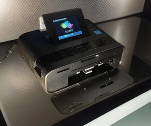 Canon Selphy CP1200 Black Wireless Color Photo Printer Powered On Fine- Untested - Picture 1 of 15