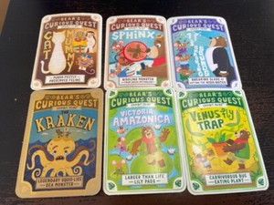 Bear Yoyo Curious Quest Cards - MOST AVAILABLE, CARD PRICE INCLUDES POSTAGE