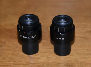 ZEISS Mikroskop Pl 10x/20 Brille Okulare 44 40 32 444032 in Topform! - Bild 1 von 14