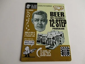 BEER MY FAVORITE 12-STEP PROGRAM Tin Sign 11.5" X 8.25" Vintage Style TIN SIGN - Picture 1 of 2