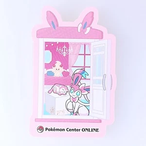 Sylveon Alcremie Pokemon Center Online Pikachu Award Sticker From Japan F/S - Picture 1 of 4